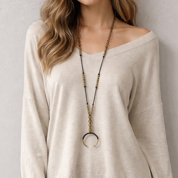 Marisa Haskell x Urban Outfitters  Pendant Necklace Boho Statement NWT (1111/2) - Picture 2 of 6